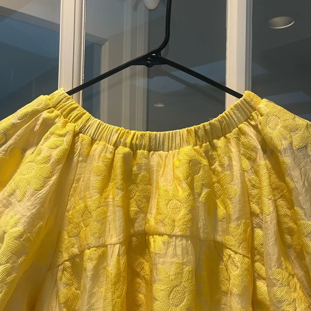 Talulah Yellow Floral Baby Doll Dress - Sz M NWOT - Picture 5 of 5